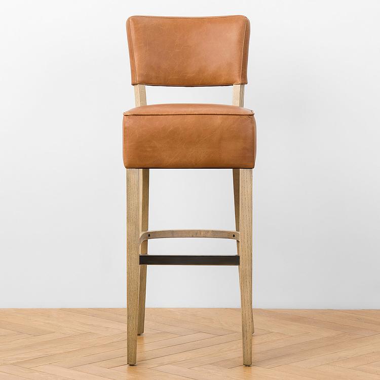 Барный стул Негрони, светлые ножки Negroni Barstool, Oak Brown