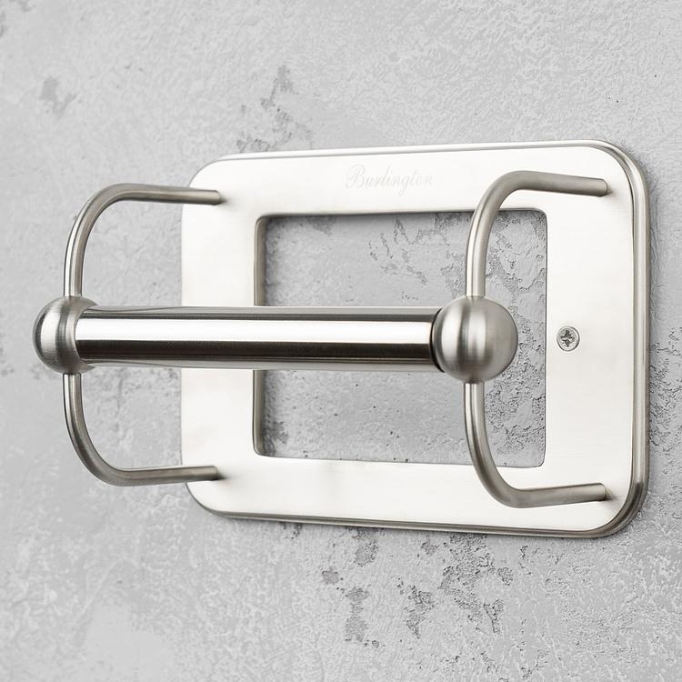 Держатель туалетной бумаги цвета матовый никель Toilet Roll Holder Brushed Nickel