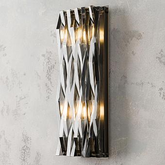 Бра Nuvola Wall Lamp Smoke Large металл Bronze Highlight Finish