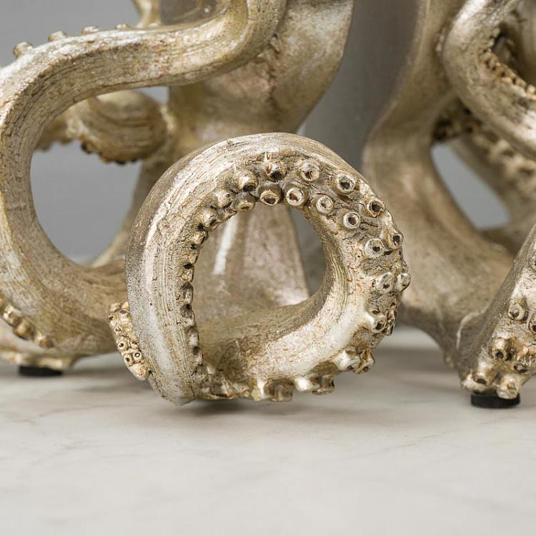 Набор из двух держателей для книг Золотые осьминоги Bookend Golden Octopuses