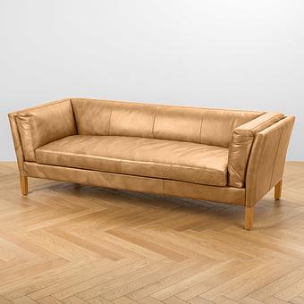 Lincoln 3 Seater, Bleached Oak PF