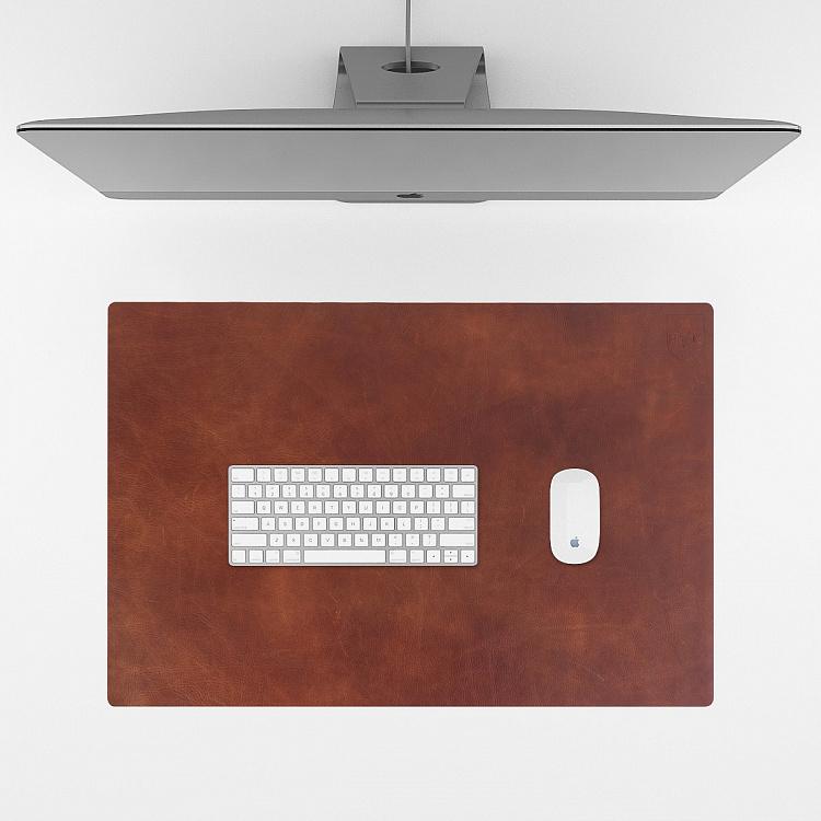 Кожаный коврик для рабочего стола и мышки, L Home Concept Working Station Leather Pad Large