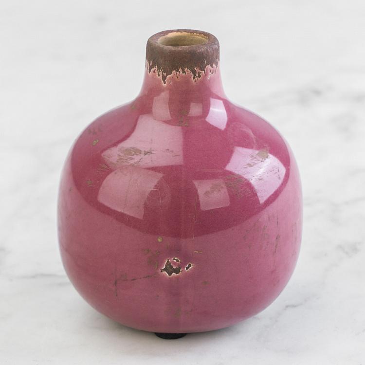 Керамическая розовая мини-ваза Ceramic Vase Pink Mini