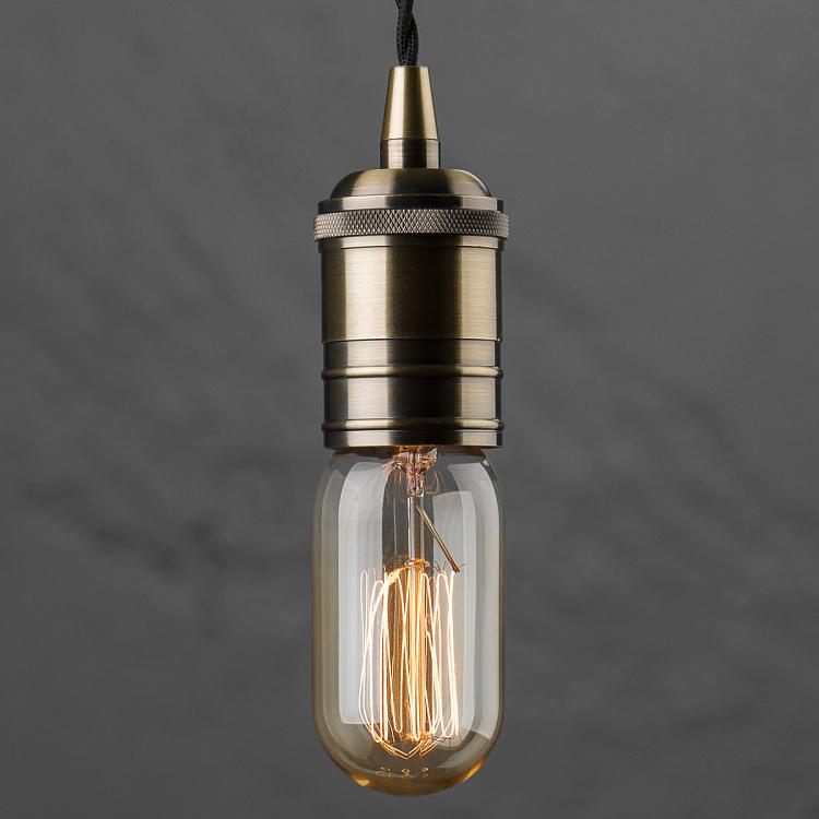 Лампа накаливания Эдисон Скрэтч E27 40 Вт, золотая колба Edison Tube Gold Scratch E27 40W