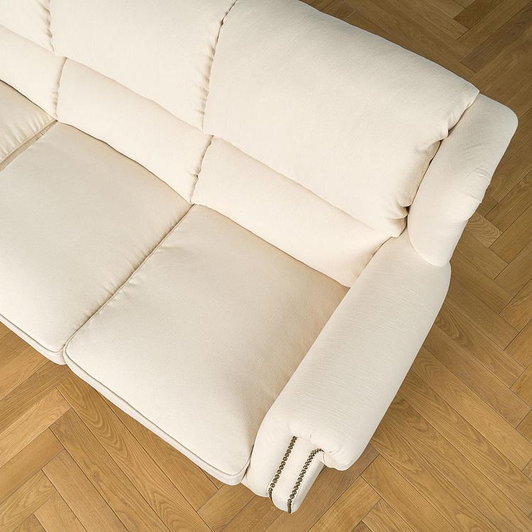 Трёхместный льняной диван Черчилль Churchill 3 Seater Linen RM