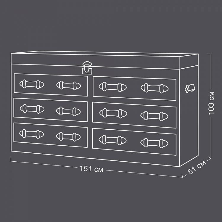 Комод-сундук Оркестр Orchestra Trunk PF