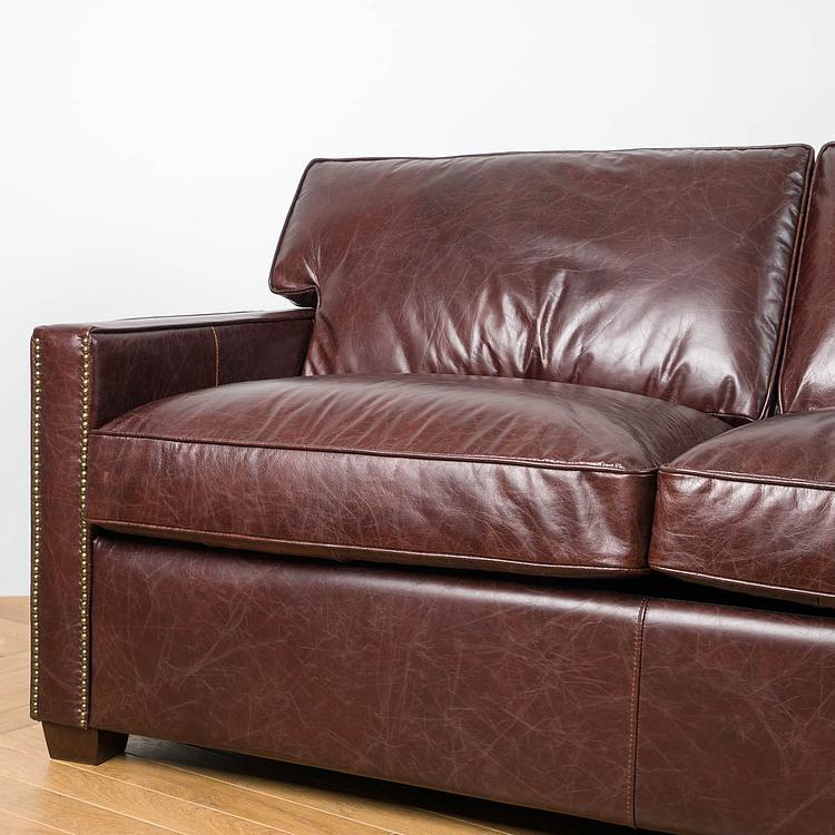 Раскладной двухместный кожаный диван-кровать Виконт Уильям Люкс Viscount William 2 Sleeper Lux Leather