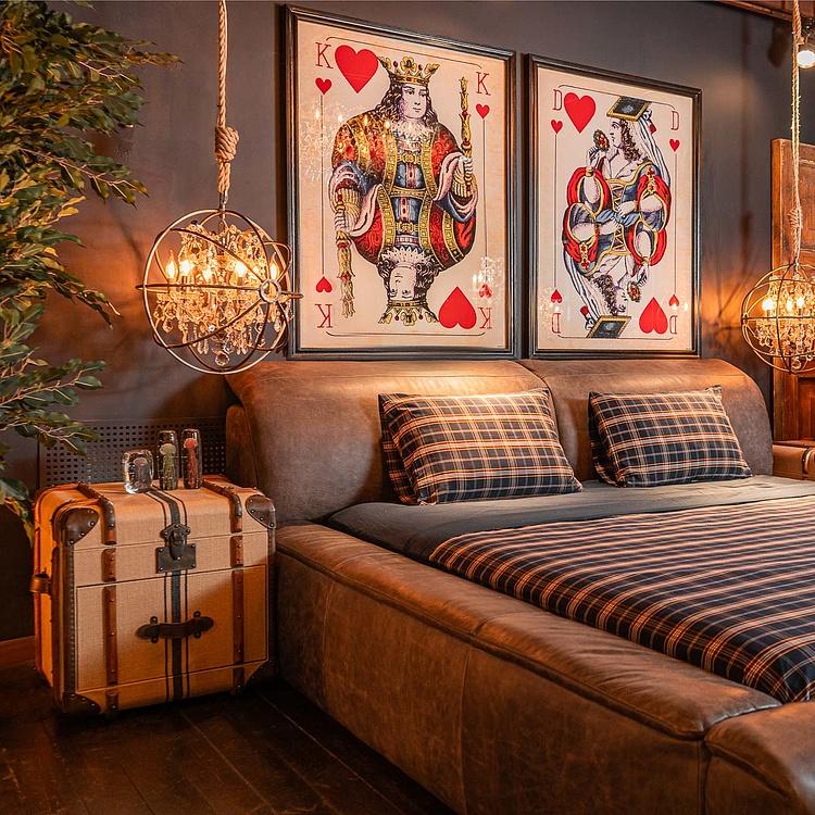 Картина-принт Червовый Король Cards Konig Hearts