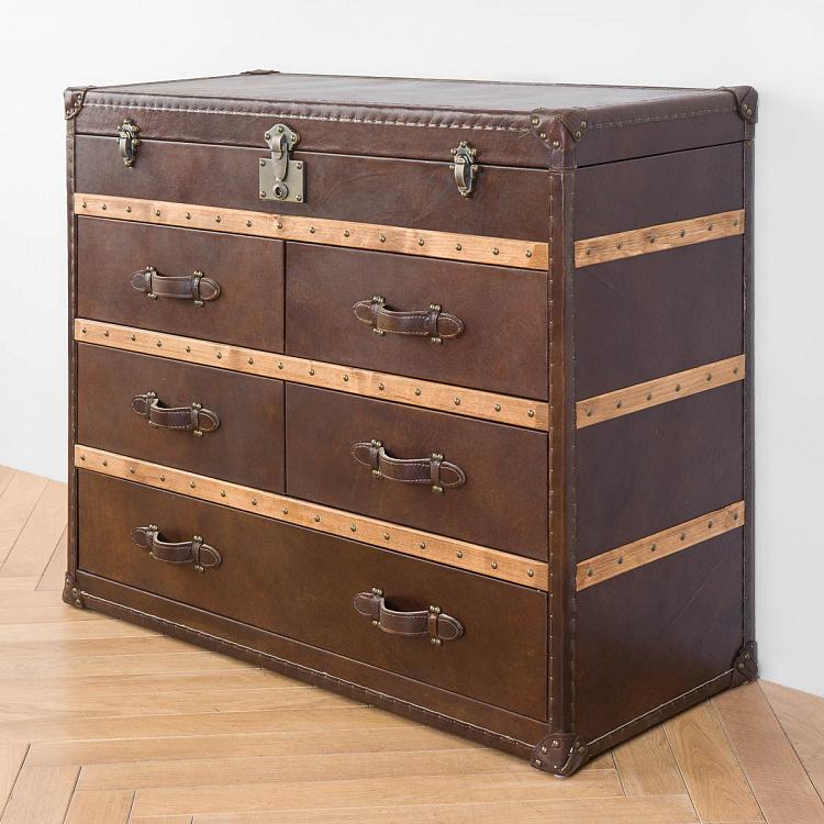 Комод-сундук Трансатлантик, светлое дерево, L Transatlantic Chest Large, Light Wood D