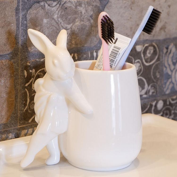 Стакан для зубных щёток с кроликом 1 Rabbit Toothbrushes Glass 1