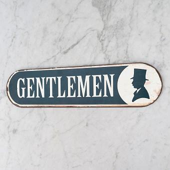 Табличка Sign 2D Gentlemen