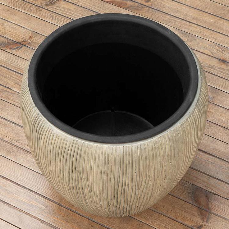 Кашпо-чаша Эффектори, капучино, S Effectory Wow Bowl Pot Cappuccino Small