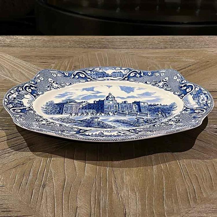 Винтажное овальное блюдо Старый Лондон Vintage Oval Plate Old London