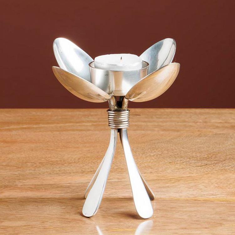 Подвечник из четырёх ложек 4 Spoons Candle Holder