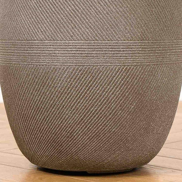 Кашпо Ergo Graphics Tall Pot Cappuccino Small - ракурс 4
