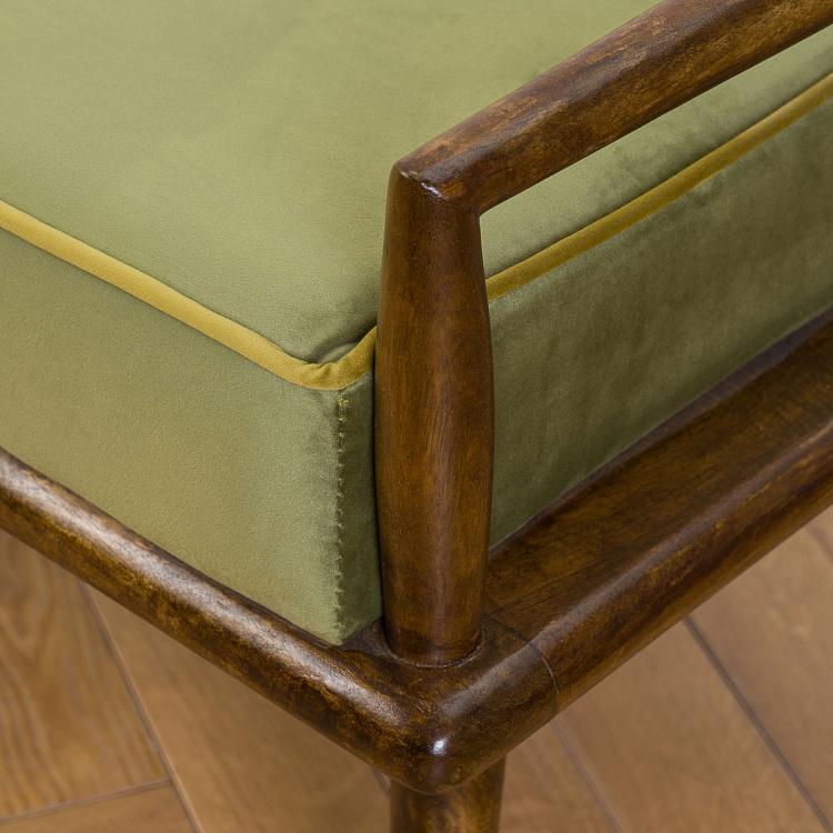 Скамейка Фэрроу 1950 Mid Century Velvet Bench Farrow