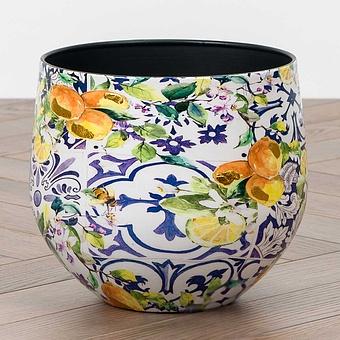 Кашпо Effectory Savage Garden Bowl Pot Capri Medium - ракурс 2