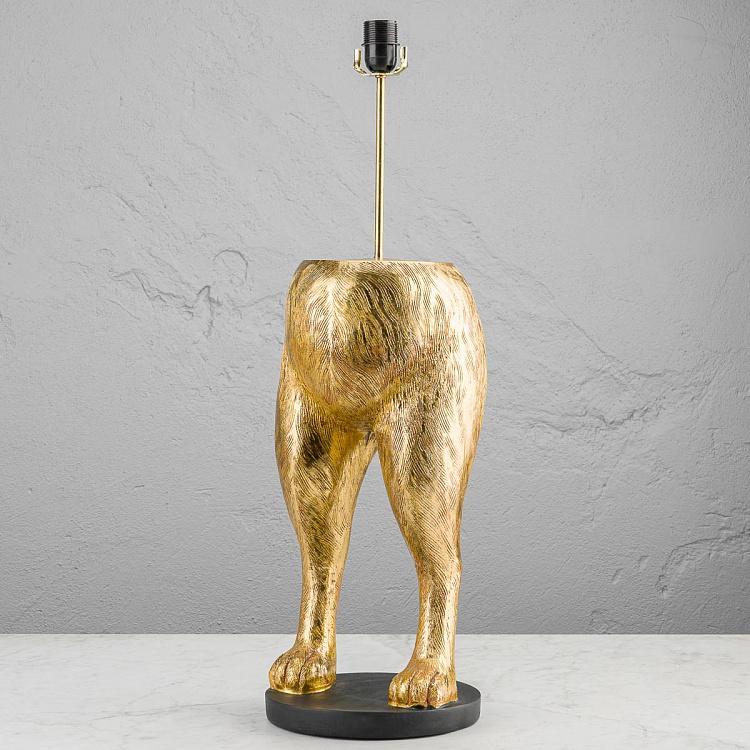 Торшер Золотой робкий кролик, L Floor Lamp Hiding Bunny Gold