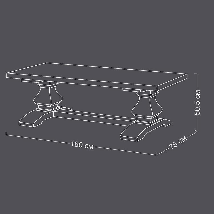 Журнальный стол Leonard Coffee Table дуб Oak Light Beige - ракурс 10