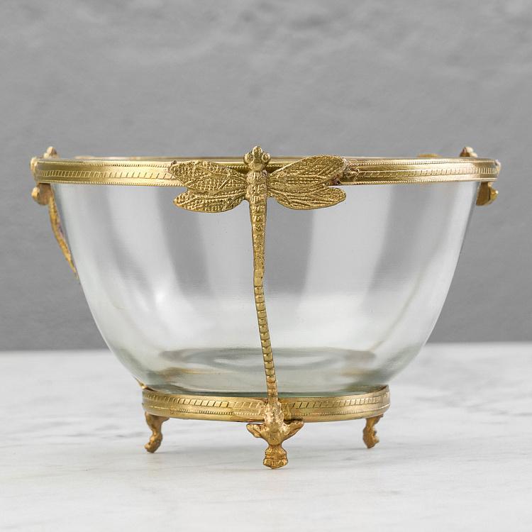 Стеклянная пиала Стрекоза Dragonfly Glass Bowl