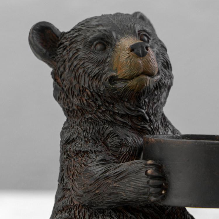 Подсвечник Сидящий медведь Seated Bear Tealight Holder