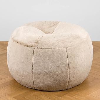 Пуфик Alaska Donut Pouf искусственный мех Big Bear Pewter