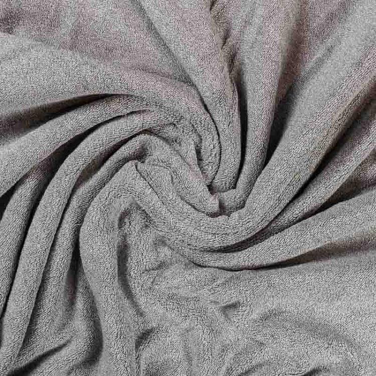 Банное полотенце тёмно-серого цвета, 90x180 см Zen Charcoal Gauze And Pile Wide Bath Towel Dark Grey 90x180 cm