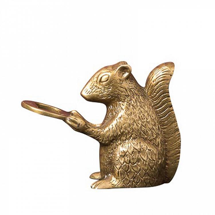 Открывашка Латунная белка  Antique Gold Squirrel Bottle Opener