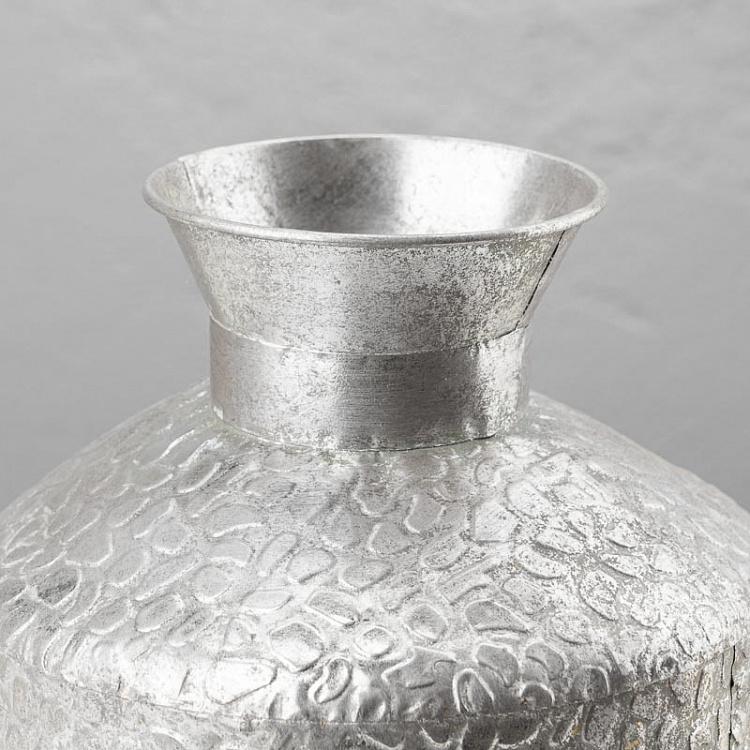 Металлическая ваза под серебро, S Decorative Metal Vase Silver Small