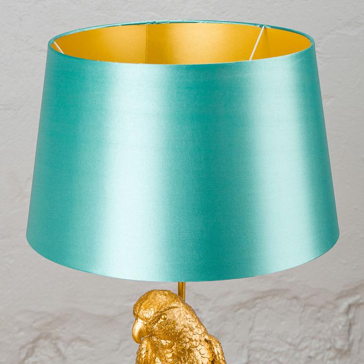 Торшер с бирюзовым абажуром Попугай Тэмми Floor Lamp Parrot Tammy With Turquoise Shade