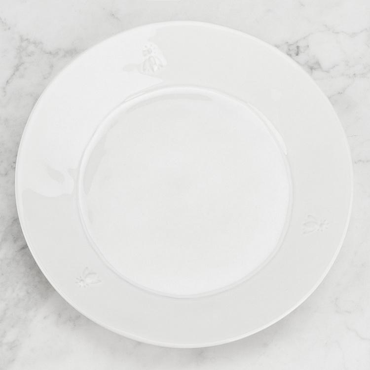 Десертная тарелка Пчёлы Abeille Ceramic Ecru Dessert Plate
