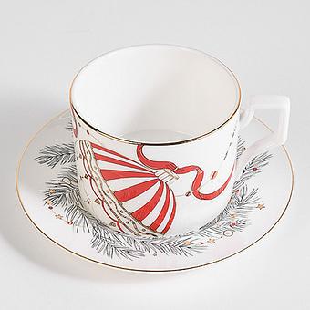 Чайная пара New Year Balls Tea Cup And Saucer