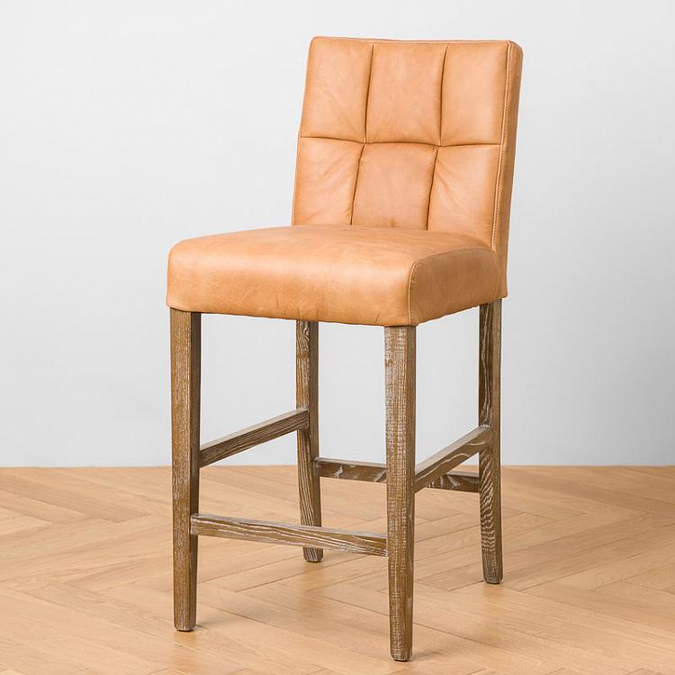 Коричневый барный стул Андре Andre Bar Chair, Nimes