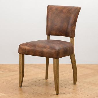 Стул Mami Dining Chair With Studs, Oak Brown