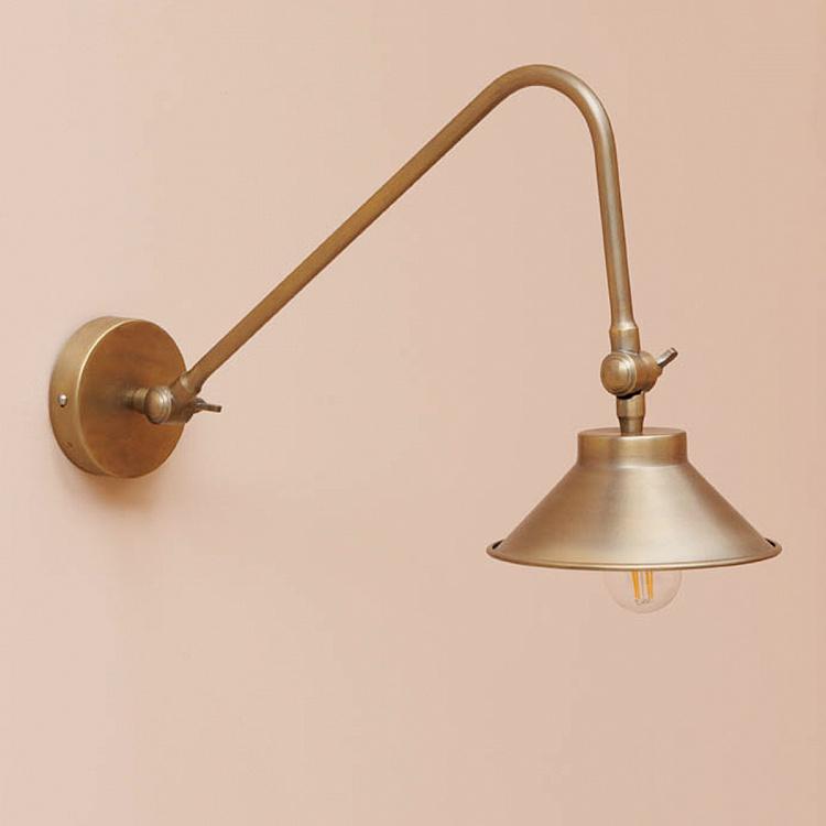 Золотистое бра Goldy Wallsconce