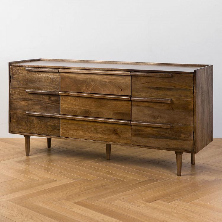 Комод-тумба с двумя дверцами и тремя ящиками Ягуа Yagua 2 Doors And 3 Drawers Sideboard