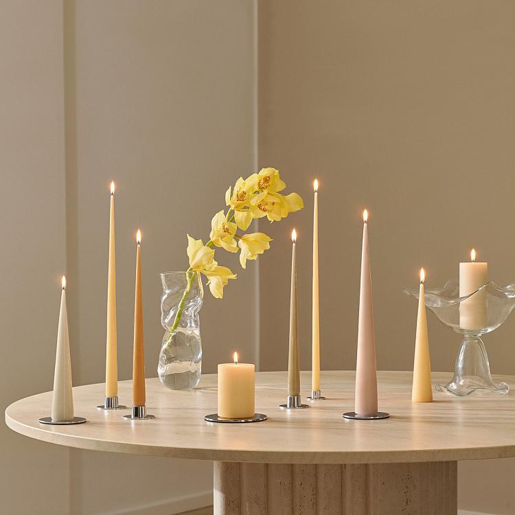 Металлический подсвечник матовый, M Candle Holder Medium Matt