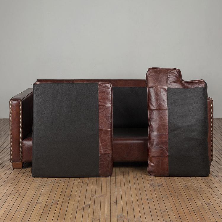 Двухместный кожаный диван Виконт Уильям Viscount William 2 Seater Leather