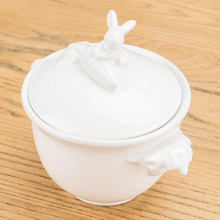 Супница с крышкой Кролик-везунчик Lucky Rabbit Soup Bowl With Lid