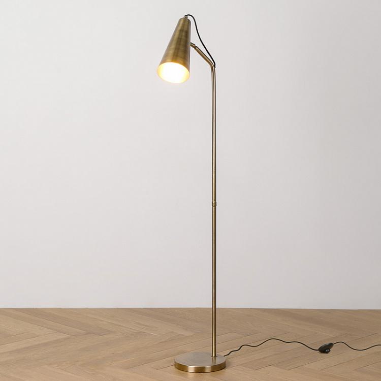 Латунный торшер Вивьен Vivienne Floor Lamp Brass