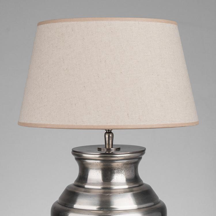 Абажур из льна кремового цвета, 30 см Lamp Shade Off-White Linen 30 cm
