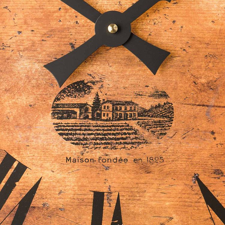 Настенные часы Французское вино Шато French Wine Chateau Wall Clock