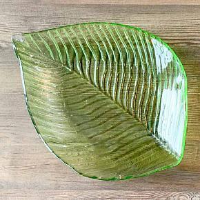 Green Plate Limbe In Glass discount