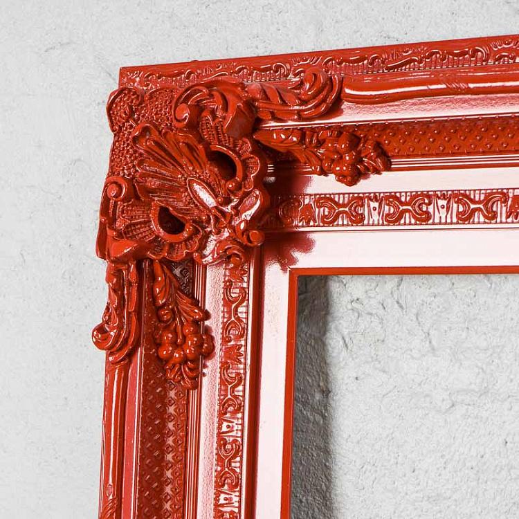 Красная декоративная рама Венеция Venice Frame Red