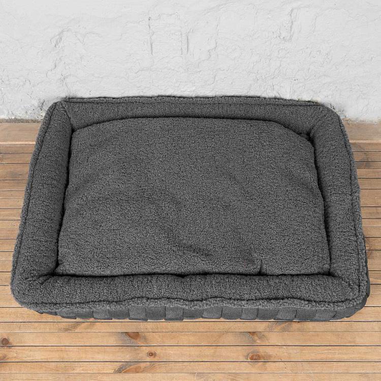 Серая лежанка для собак/кошек Квентин, L Quinten Dog Cushion Large, Grey