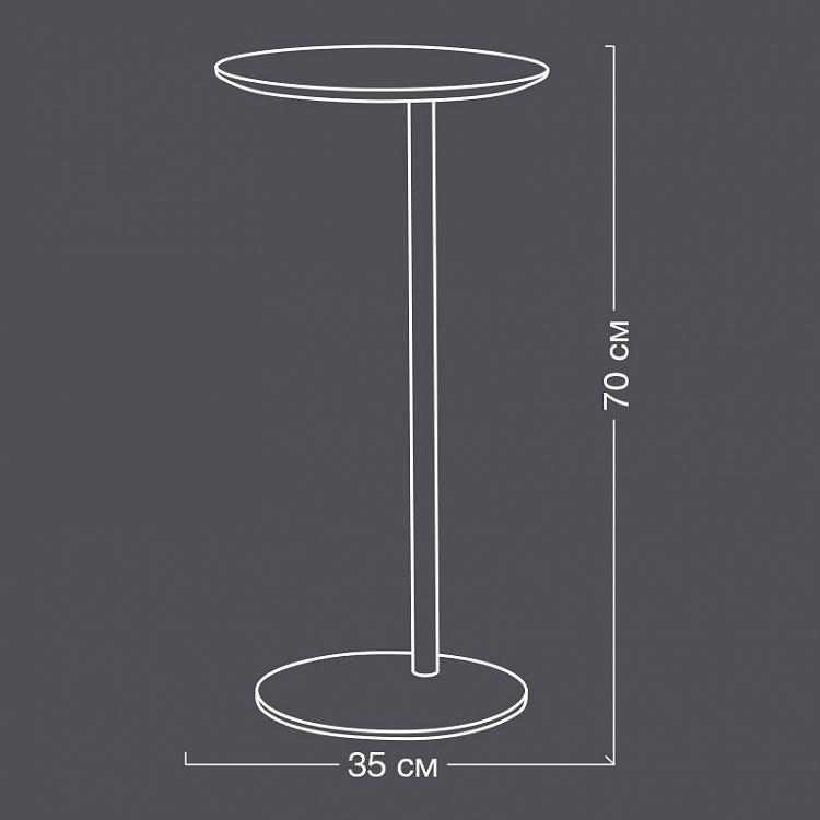 Высокий приставной столик Нарни Narni Side Table High