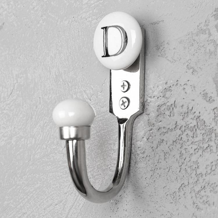Однорожковый крючок с буквой D Alphabet Hook D