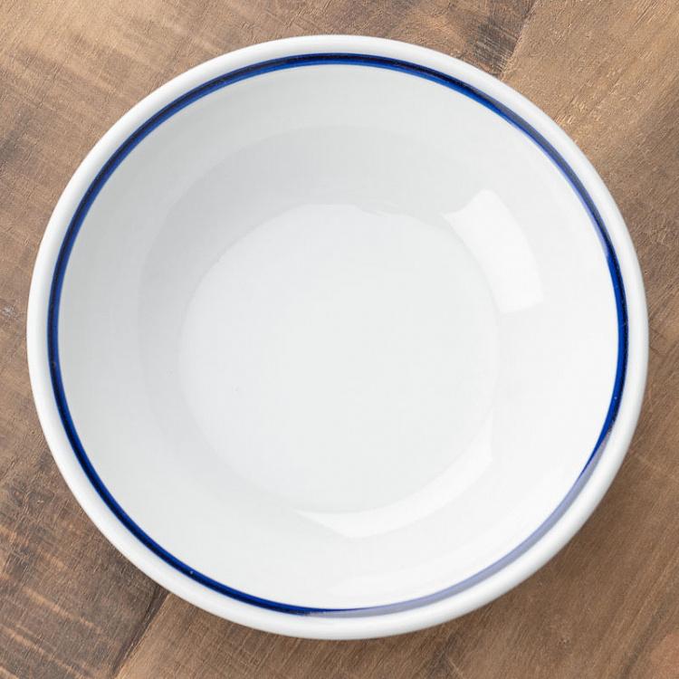 Тарелка для супа Синяя полоска, S Filo Blue Soup Plate Small