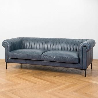 Vienna 3 Seater, Black Matt Metal RM