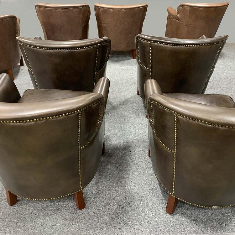 Кресло Academic Chair RM натуральная кожа Antique Master - ракурс 4